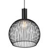 Lampa wisząca AVER Nordlux E27 60W Metal Czarny
