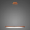 Lampa wisząca Ledowe Okręgi No.1 60cm 4k miedziana (LA073/P_60_in_4k_copper) - ALTAVOLA DESIGN