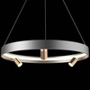 Ledowa lampa wisząca Spectra No.3  Altavola Design  (LA114/P_60_3+1_grey_gold) - ALTAVOLA DESIGN
