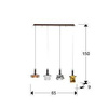 Scarlet lampa wisząca 4L (403269) - Schuller