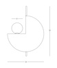 WALL LIGHT 1XG9 SANDY OLIVE GREEN (22203 Zambelis) - Zambelis
