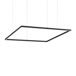Lampa wisząca ORACLE SLIM Czarny (ORACLE_SLIM_SP_D090_SQUARE_3000K_ON-OFF_BK) - Ideal Lux