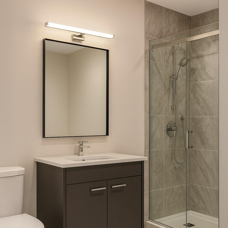 Kinkiet MIRORE SILVER 10W 60cm (ML2032) - Milagro