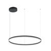 84W LED PENDANT LIGHT 84W 3000K  ALUMINUM & ACRYLIC 3000K DIMMABLE DOWN LIGHT BLACK (20264 Zambelis) - Zambelis