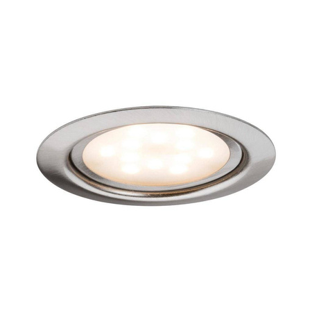 Oprawy meblowe LED 3x4,5W 65mm Żelazo satyna (PL93553) - PAULMANN