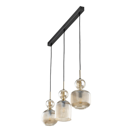 SOPHIA COGNAC LAMPA WISZĄCA 3XE14 (11042) - TK Lighting