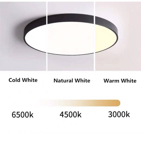 Plafon LED okrągły 300*50mm 20W 3000K (ABIGALI-MD1001-30-HW)
