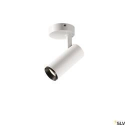 NUMINOS® SPOT DALI S, wewnętrzna oprawa sufitowa natynkowa LED, biała/czarna 4000 K 36° (1004407) - SLV