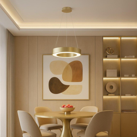 Lampa wisząca Union Gold 40W LED 3000-4000-6000K (ML1867) - Milagro