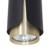 Lampa sufitowa FLOWER BLACK GOLD DOWNLIGHT 1xGU10 (ML0262) - Milagro