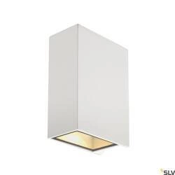 QUAD 2 XL, lampa ścienna, LED, 3000K, IP44, kwadratowa, up/down, biała, 3,2W (232441) - SLV