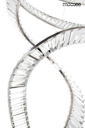 Lampa wisząca WAVE CORDON 2B chrom (MSE1501100194) - Moosee