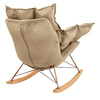 Fotel bujany SWING VELVET khaki (KH1301100129) - King Home
