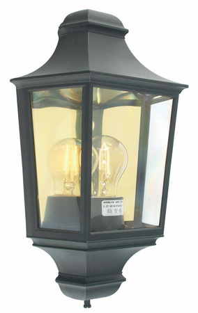 Kinkiet zewnętrzny GLASGOW 730 BLACK E27 LED 9W Norlys
