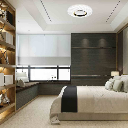 Plafon TOKYO GOLD 48W ?500 mm + Pilot (ML8125) - Milagro