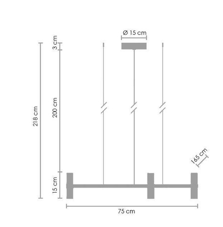 Żyrandol świecznikowy CANDLES-10 złota 165 cm (ST-8043-10 gold) - Step into Design