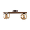 ESTERA WOOD ORZECH BURSZTYN KINKIET 2XG9 (11092) - TK Lighting