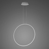 Lampa wisząca Ledowe Okręgi No.1 X 80cm 4k srebrna Dali (LA073/X_80_in_4k_silver_Dali) - ALTAVOLA DESIGN