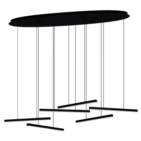 Lampa wisząca LINDOZA czarna (39915) - EGLO