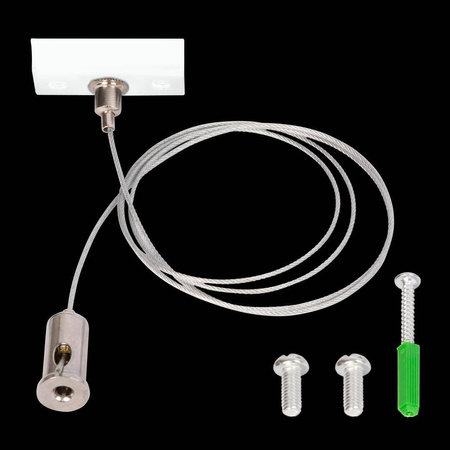 Zawiesie Prowadnica Track Biały 1-Obwodowy (ML0721) - Milagro