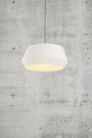 Lampa wisząca z bawełnianym abażurem DICTE Nordlux E27 60W Tekstylia Biały
