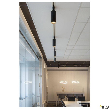 3~ NUMINOS® PHASE M, lampa z systemem 3-fazowym, czarna/czarna 2700 K 24° (1004170) - SLV