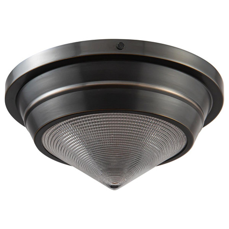 Mały plafon Willard - 1 źródło światła - Miejski brąz (QN-WILLARD-F-S-UBZ-PG) - Quintiesse