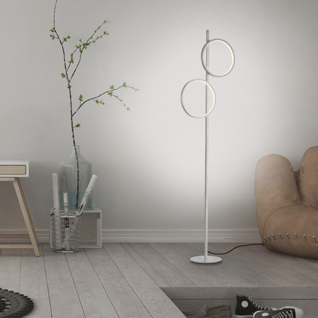 MINI RITUS LAMPA PODŁOGOWA SREBRNY (15396-21) - Paul Neuhaus