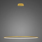 Lampa wisząca Ledowe Okręgi No.1 120cm 4k złota Dali (LA073/P_120_in_4k_gold_Dali) - ALTAVOLA DESIGN