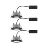 HomeSpa Zestaw Calla IP65 3-st regulacja regulacja temp LED czarna (PL93096) - Paulmann