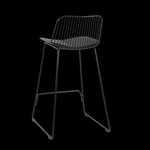 Hoker IRON BAR LOW czarny (MH-005H-B-H65) - Moos Home