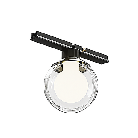 MAGNETIC ULTRA SLIM CLEAR ROUND LIGHT 3W 3000K BLACK (23117 Zambelis) - Zambelis
