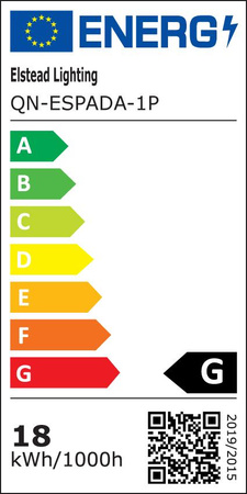 Lampa wisząca Espada - Szczotkowane złoto (QN-ESPADA-1P-BG) - Quintiesse