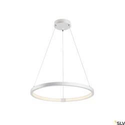 ONE 60 DALI, wewnętrzna oprawa wisząca LED, biała, 3000 K/4000 K (1002910) - SLV