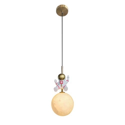 Lampa wisząca do pokoju dziecka Astronauta (ML1721) - Milagro