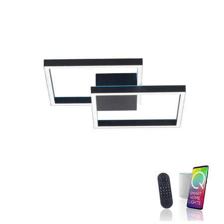 Q-MARKO LAMPA SUFITOWA CZARNY (6144-18) - Paul Neuhaus