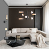 PENDANT LIGHT 4XG9& 4XE27 OPAL GLASS BLACK - ANTIQUE BRASS (22055 Zambelis) - Zambelis