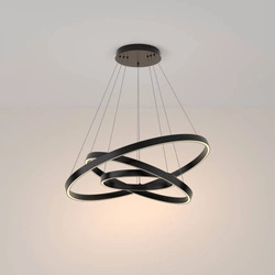 Lampa wisząca RIM 3 czarna Ø80 (MOD058PL-L100B3K) - Maytoni