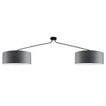 Lampa sufitowa Lamego 2 Z - Szara (1900 mm)   (5196) - Shilo