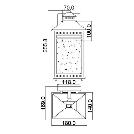 Kinkiet zewnętrzny Livingston (QZ-LIVINGSTON2-M) - Elstead Lighting