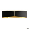 CARISO WL-4, lampa ścienna, LED, 2700K, kolor czarny/złoto, 2x9W (151740) - SLV