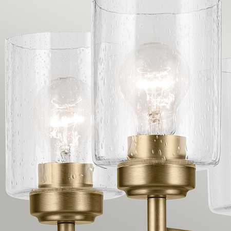 Żyrandol Winslow - 5 źródeł światła - Naturalny mosiądz (KL-WINSLOW5-NBR) - Elstead Lighting