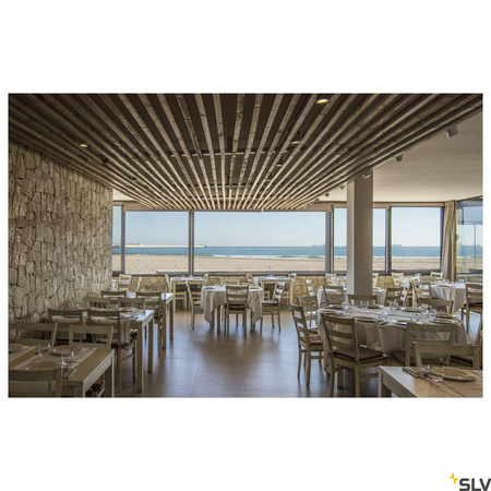 EURO SPOT, spot do szyny wysokonapięciowej 3-fazowej, QPAR51, kolor biały, maks. 25W, z adapterem 3-fazowym (153851) - SLV