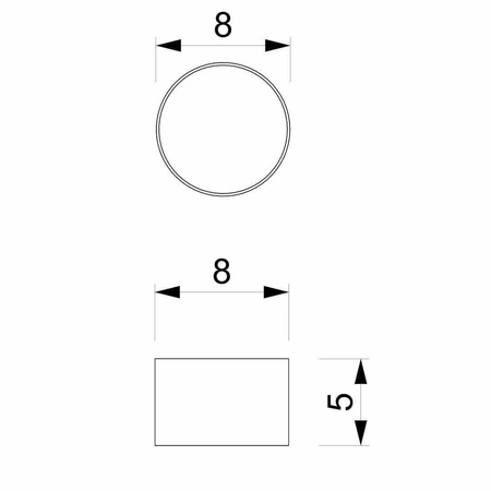 Lampa sufitowa DIXIE Pink/White 1xGX53 (MLP7553) - Milagro