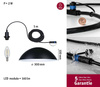 Lampa wisząca MAPALO Plug & Shine 2W 3000K IP44 24V antracyt (PL93103) - PAULMANN