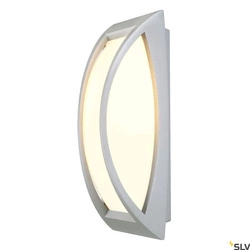 MERIDIAN 2, lampa ścienna i sufitowa outdoor, TC-(D,H,T,Q)SE, IP54, srebrnoszara, maks. 25W (230444) - SLV