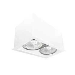 Plafon Cage out mini 1-2 - Biały (70 mm)   (1081) - Brosline