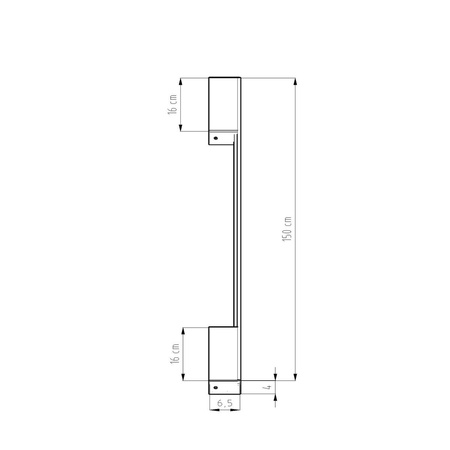 Kinkiet SAPPO 150 ochra czerwona LED 3000K (TH.426) - Thoro Lighting