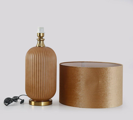 Lampa stołowa przy łóżku Tamiza duża 1xE27 złota  (LP-1515/1T big gold) - Light Prestige