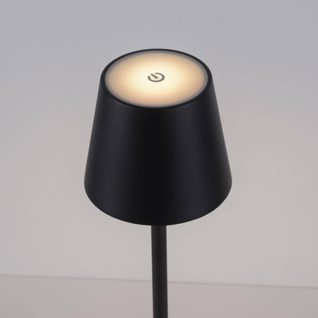 Przenośna LAMPA STOŁOWA USB EURIA CZARNA (19250-18) - Paul Neuhaus